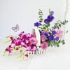 Enchanted Orchid & Rose Basket Arrangement