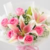 Shop Enchanted Pink Lily and Rose Bouquet