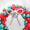 Buy Enchanting Christmas Balloon Wreath Arrangement