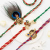 Gift Enchanting Krishna Rakhi Set Of 3