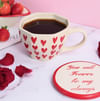 Buy Endearing Heart Mug And Coaster Set - Single Piece