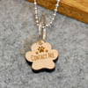 Shop Engraved Paw Shaped Pet Tag