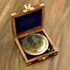 Buy Engraved Robert Frost Poem Solid Brass Sundial Marine Compass In Sheesham Box