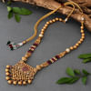 Gift Ethnic Red Beads Necklace set