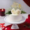 Everlasting Elegance Red Velvet Anniversary Cake (750 Gm) Online