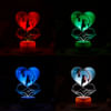 Buy Everlasting Love - Personalized Wooden Base LED Lamp