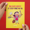 Gift Everyday Goddess Greeting Card For Mom
