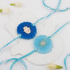Evil Eye And Hamsa Resin Rakhi Set Of 2 Online