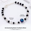 Buy Evil Eye Kids 925 Sterling Silver Rakhi Bracelet
