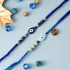 Gift Evil Eye Meena Rakhi (Set of 2)