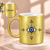 Evil Eye Personalized Gold Mug