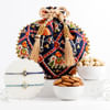 Evil Eye Tortoise Rakhi Hamper Online
