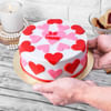 Shop Exploding Hearts Valentine Fondant Cake (1 kg)