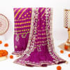 Exquisite Bandhej Dupatta For Karwa Chauth Online
