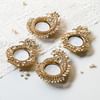 Exquisite Mirror Embellished Kalash And Mayur Pankhi Diyas - Set Of 4 Online
