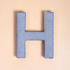 Fabric Letter - Blue Online