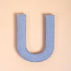 Fabric Letter - Blue Online