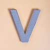 Fabric Letter - Blue Online