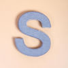 Fabric Letter - Blue Online