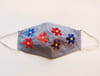 Gift Face Mask - Embroidered - April Flowers