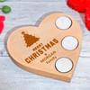 Family Xmas Personalized Wooden T-Light Holder Online