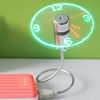 Gift Fan With Digital Clock - USB - Single Piece