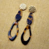 Fancy Animal Print Abstract Earrings