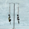 Gift Fashionable Danglers with Black Crystals