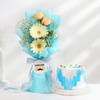 Father's Day Blooming Cake Extravaganza Arrangement Online