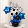 Father's Day Football Balloon Arrangement