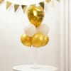 Gift Father's Day Golden Heart Balloon Stand
