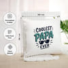Gift Father's Day Personalized Coolest Papa Ever Cushion