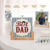 Gift Father's Day Personalized Double-Sided Best Dad Photo Frame
