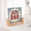 Shop Father's Day Personalized Double-Sided Best Dad Photo Frame