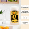 Gift Father's Day Personalized Frosted Beer Mug
