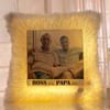 Gift Father's Day Personalized LED Fur Cushion