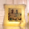 Father's Day Personalized LED Fur Cushion Online