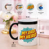 Gift Father's Day Personalized My Dad, My Hero Magic Mug