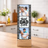 Father's Day Personalized Photo Wooden Stand
