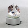 Gift Father's Day Personalized Rotating Crystal Cube with LED