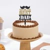 Gift Fathers Day Chocolate Swirl Cake
