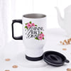 Buy Feminine Fierce Divine Personalized Trvavel Mug
