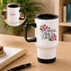 Feminine Fierce Divine Personalized Trvavel Mug