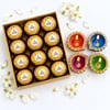 Ferrero Rocher with Diyas Diwali Set