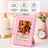 Gift Festive Love & Light Personalized Pink Frame