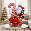 Festive Santa Christmas Balloon Bouquet