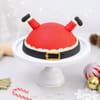 Gift Festive Santa Surprise Fondant Cake (1-KG)
