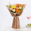 Gift Fiery Leo Lily and Rose Bouquet