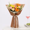 Buy Fiery Leo Lily and Rose Bouquet