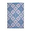 Gift Floor Mat - Geometric - Zig Zag - Blue - Single Piece